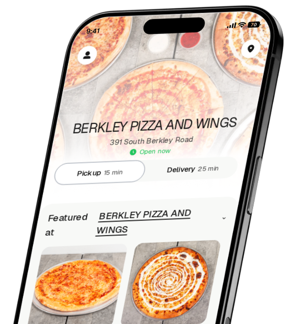 BERKLEY PIZZA AND WINGS app preview