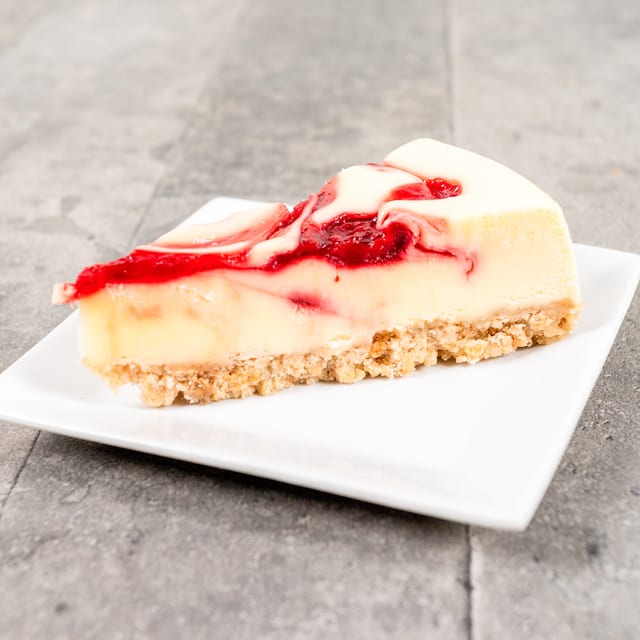 Strawberry Swirl Cheesecake.