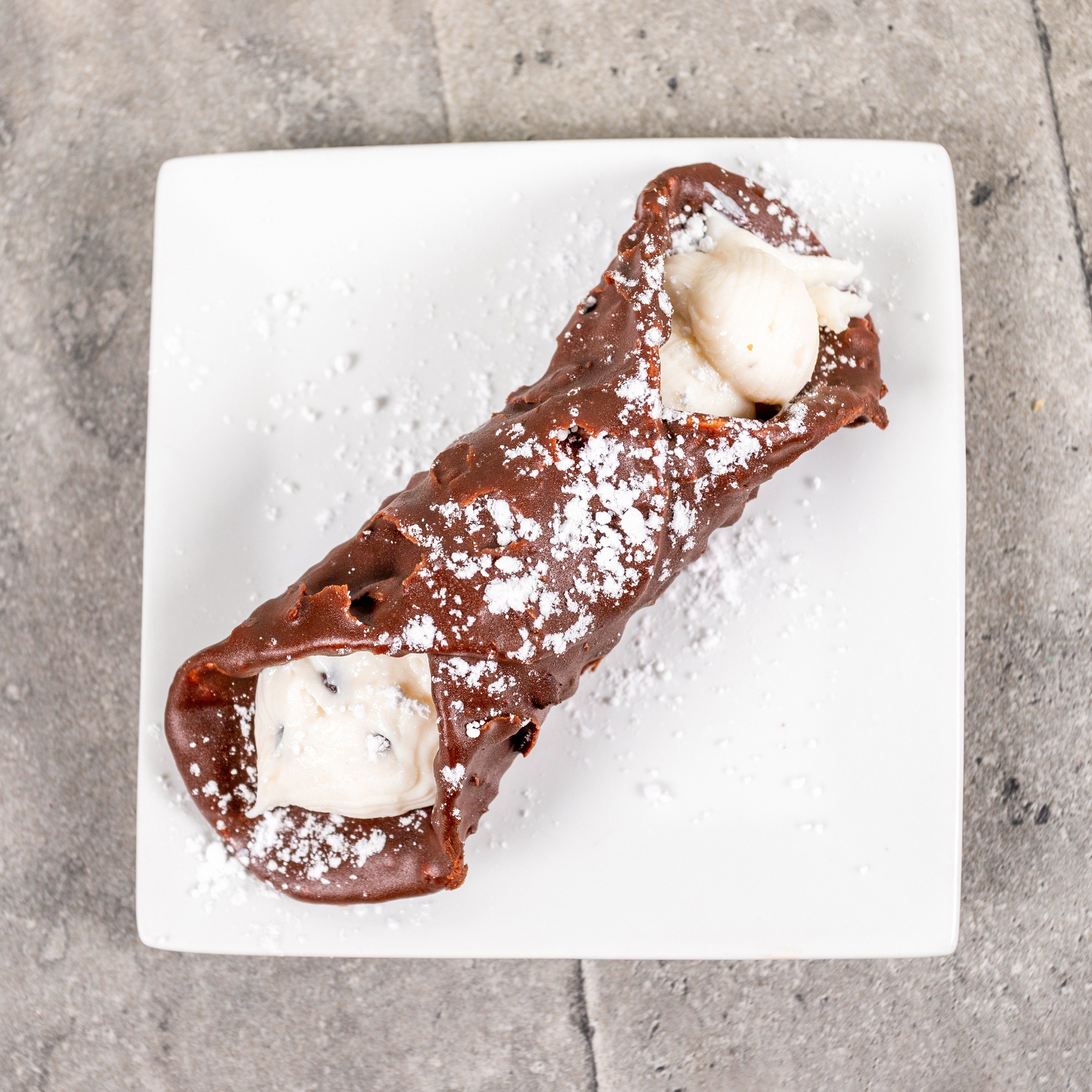 Chocolate Cannoli.