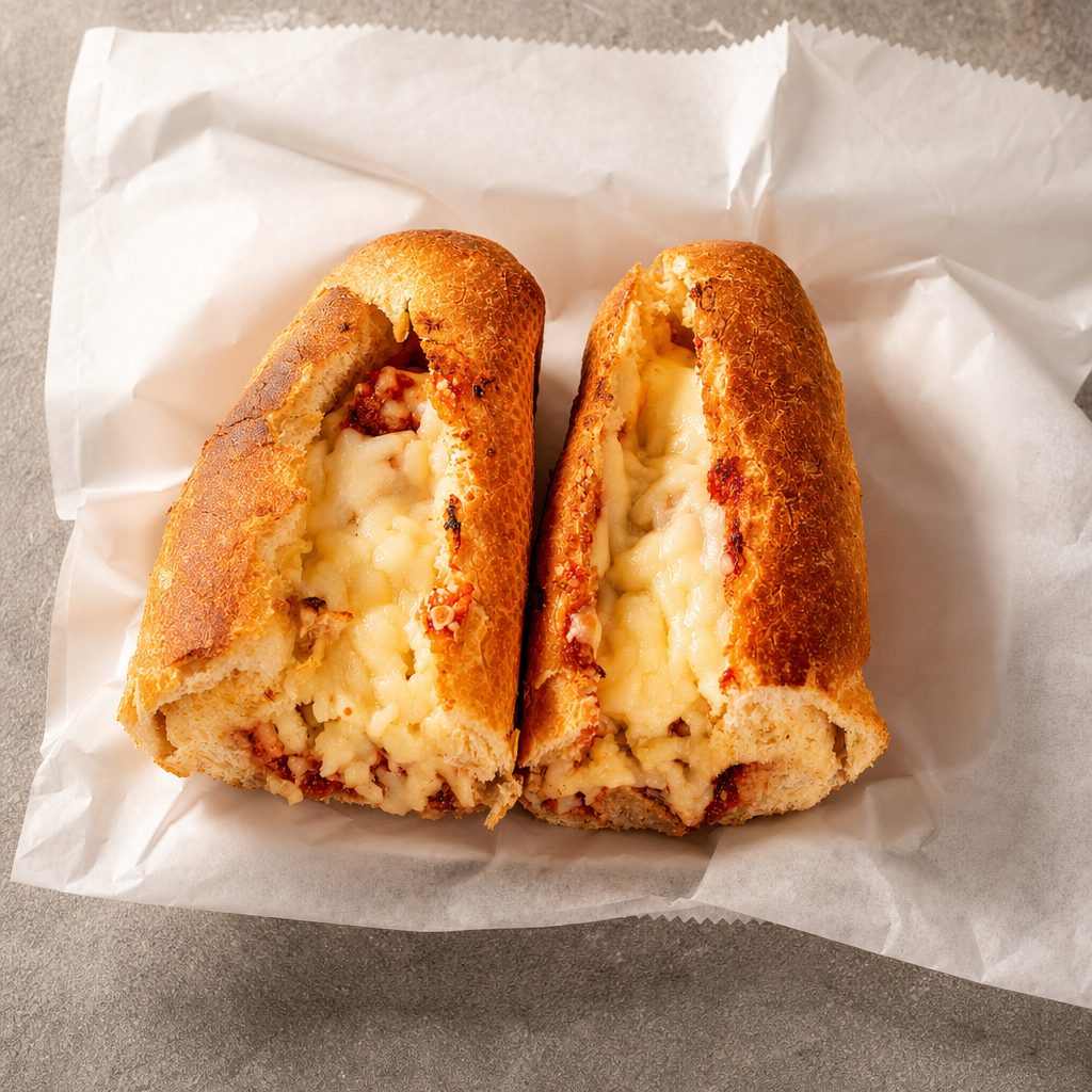 Meatball Parmesan Sub.